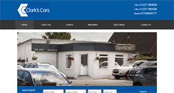 Desktop Screenshot of clarks-cars.co.uk